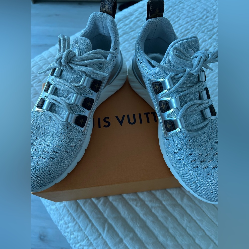 Louis Vuitton Aftergame sneaker. Comes with box and dust bag.